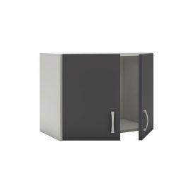 Benita 2 ajtós Felső konyhaszekrény  Antracit-Fehér 60x30x45 cm