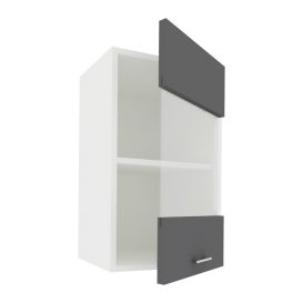 Benita 1 ajtós Felső konyhaszekrény  Antracit-Fehér 40x30x60 cm