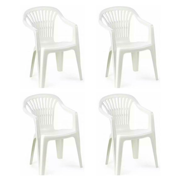  Flen kerti szék Fehér - 4 DB
