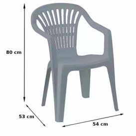  Flen kerti szék Fehér - 4 DB