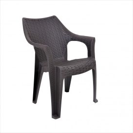 XXL 10 személyes kerti bútorszett Tavira székekkel - Antracit - Fehér