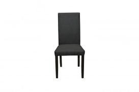 Maasix BKG Magasfényű Fekete 4 személyes étkezőszett Szürke Vanda székekkel