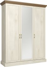   Royal S3D 3 ajtós tükrös gardróbszekrény  Sosna Nord - vadtölgy