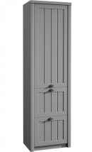   Provance S1D2S Grey Háromrészes vékony magas szekrény  Szürke