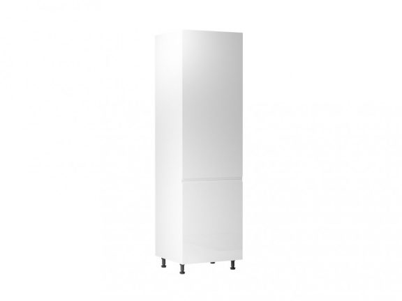 Aspen D60R magas konyhaszekrény balos  Magasfényű Fehér