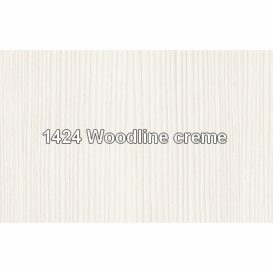 Vitrines szekrény 1W2S, woodline bézs, TIFFY 04