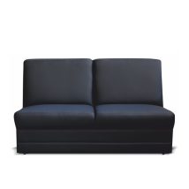 3-személyes kanapé, textilbőr fekete, BITER 3 BB