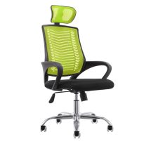 Irodai szék, zöld/ fekete/króm, IMELA TYP 1