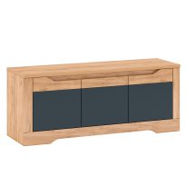 TV asztal J, tölgy craft arany/grafit szürke, FIDEL