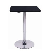   Magasság állítható bárasztal, fekete, 57x84-110 cm, FLORIAN